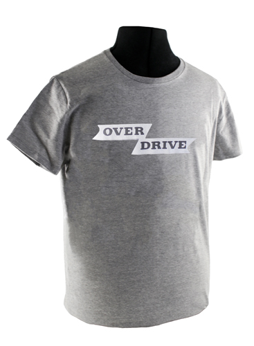 T-shirt grå overdrive emblem i gruppen Tilbehør / T-shirts / T-shirts Amazon hos Jørgenrud Bil og Deler AS (VP-TSGY20)