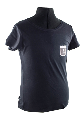T-Shirt dam svart 544 emblem i gruppen Tilbehør / T-skjorter / T-skjorter PV/Duett hos Jørgenrud Bil og Deler AS (VP-TSWBK09)