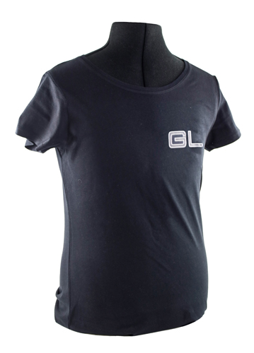 T-shirt dam svart GL emblem i gruppen Tilbehør / T-skjorter / T-skjorter 240/260 hos Jørgenrud Bil og Deler AS (VP-TSWBK16)