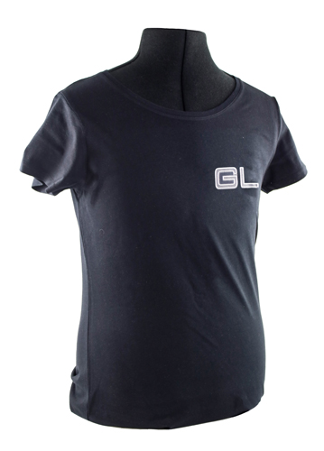 T-shirt dam svart GL emblem i gruppen Tilbehør / T-shirts / T-shirts 240/260 hos Jørgenrud Bil og Deler AS (VP-TSWBK16)