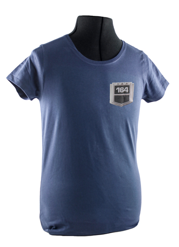 T-shirt dam blå 164 emblem i gruppen Tilbehør / T-skjorter / T-skjorter 140/164 hos Jørgenrud Bil og Deler AS (VP-TSWBL18)