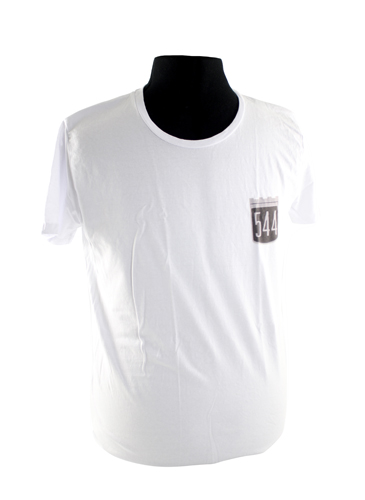 T-Shirt vit 544 emblem i gruppen Tilbehør / T-skjorter / T-skjorter PV/Duett hos Jørgenrud Bil og Deler AS (VP-TSWT09)