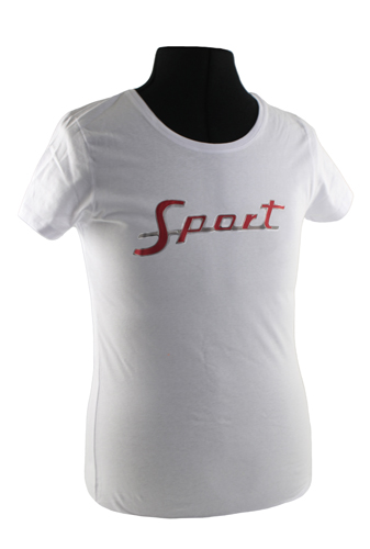 T-shirt dam vit Sport i gruppen Tilbehør / T-skjorter / T-skjorter PV/Duett hos Jørgenrud Bil og Deler AS (VP-TSWWT13)