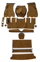 Mattsats 1800E 1972 brun textil