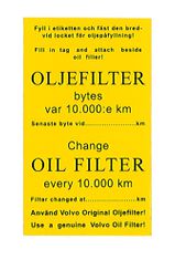 Dekal service oljefilter