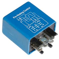 Relä 240 pre heating blått
