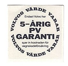 Dekal garanti B18/PV 544/P1800