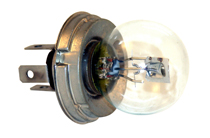 Glödlampa Strålkastare 6V 45/40w, P45T bas