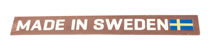 Dekal fönsterdekal "Made in Sweden"