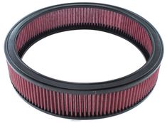 Luftfilterinsats High Perf. 14x3" mörkröd