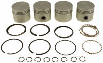 Kolvsats (4 st) med ringar B20/B30 -73 0,015"