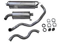 Avgassystem 240 75-93 halvsats ej Turbo