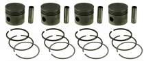 Kolvsats (4 st) med ringar B18 0,020"