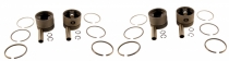 Kolvsats (4 st) med ringar B18 0,060"