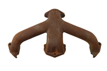 Avgasgrenrör B18 Sport 61-66, enkelrör