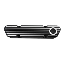 Ventilkåpa B18/B20 aluminium, svart Wrinkle lack