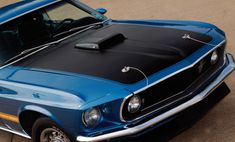 Mall lackering huv Mustang Mach 1 1969