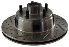 Bromsskiva Mustang 65-67 Slitsad/borrad vänster