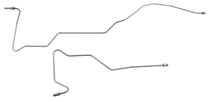 Bromsrör Amazon 61-66/1800 63-65 Vä/Hö B