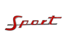 Emblem "Sport" PV 58-64 (skrivstil)