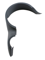 Plåt framskärm vid strålkastare 1800 Hö