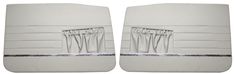 Dörrpaneler Amazon 4d/220 62-63 grå fram