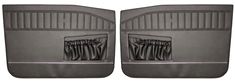 Dörrpaneler Amazon 4d/220 66-68 svart fram