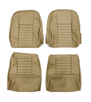 Klädsel framstolar 1800E 70-71 beige/brun (2sits/2rygg)