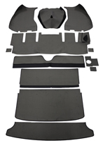 Mattsats 1800E -71 grå textil HST