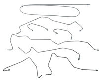 Bromsrörssats Amazon sen 65-u.servo vä-styrd Spicer