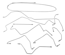 Bromsrörssats Amazon 67-68 u.servo VST