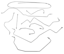 Bromsrörssats Amazon 67-68 med servo VST