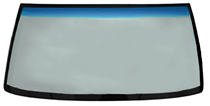 Vindruta 700/900 grön/blå överkant