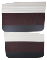 Dörrpaneler Amazon 4d 57-58 röd/silver fram