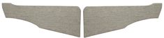 Paneler Bakre sida 444LS 57-58 gråbeige övre