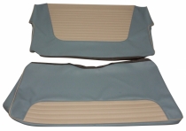 Klädsel baksäte 444L 1957 Export Blå/Beige