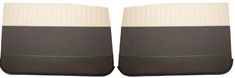 Dörrpaneler Amazon 4d 59-60 beige/blåsilver/svart fram