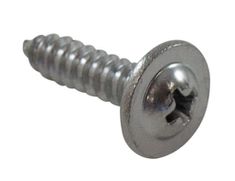 Skruv 10-16 x 3/4" Krom Rostfri