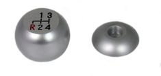 Växelspaksknopp aluminium 4 vxl 64-66
