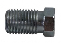 Nippel Bromsrör hane S stål 3/8" -24