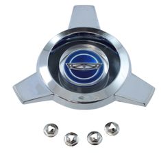 Centrumkåpa "spinner" 65-66 blå Ford Crest