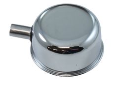 Oljelock "Neck 3/4", Closed, w/Tube" Krom Eftermarknad