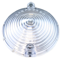 Parkeringsljusglas Mustang 64-66 vit