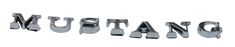 Bokstavsats Emblem MUSTANG 65-72 krom/självhäftande