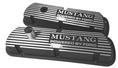 Ventilkåpa MUSTANG Powered by Ford, 64-73 SB