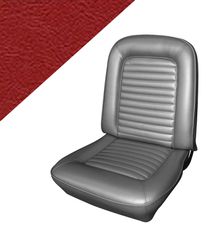 Klädsel Mustang 65 CV STD röd