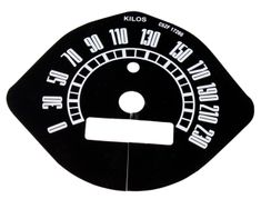 Dekal Mätartavla Kilometer 66 V8  230km/h
