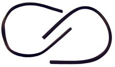 Gummilist Ventilationsruta/Dörr Mustang 67-68