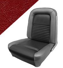 Klädsel Mustang 67 CV STD mörkröd