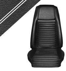 Klädsel Mustang 69 FB Mach 1 svart/svart Full Set